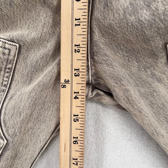 CITIZENS OF HUMANITY Denim Jumpsuit Womens Small Gray Short Sleeve Lucie Romper - Picture 14 of 15